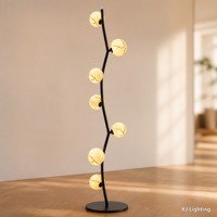 Lampe sur pied globe moderne, luminaire décoratif pour salon, chambre à coucher, bureau, hôtel