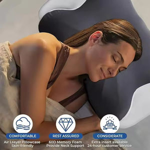 Bantal Busa Memori - Bantal Pendingin Ergonomis untuk Tidur, Penyangga Leher di Tempat Tidur untuk Orang yang Tidur Menyamping, Telentang, dan Tidur Tengkurap - Product Image 6