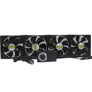 12cm 220V with speed-regulating computer graphics card rack cooling fan