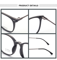 Lunettes de soleil personnalisées en acétate de cellulose plastique pour hommes, montures ovales demi-titane, à prix avantageux