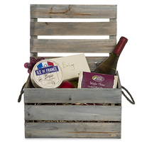 Caisse en bois pliable et empilable, taille personnalisée, pour le stockage et l'organisation des fruits et légumes