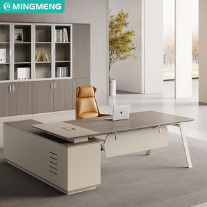 Bureau de direction personnalisable, luxe léger, bureau de bureau simple et moderne, bureau de gestionnaire, combinaison bureau et chaise de superviseur - Product Image 1