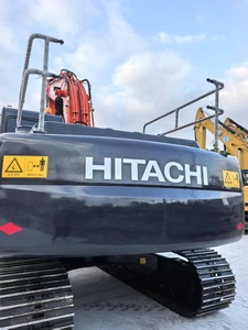 Excavatrice d'occasion Hitachi ZX210, 22 tonnes, capacité de la benne de 0,8 m³, machine de terrassement, moteur Hitachi, commande PLC Kawasaki, design de carrosserie rouge - Product Image 5