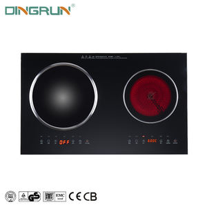 Placa de Inducción de Cerámica de Nuevo Diseño, Placa de Cocina de Inducción Integrada de 2 Quemadores, Cocina de Inducción Eléctrica - Product Image 2