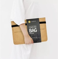 Housse d'ordinateur portable vintage housse personnalisée en papier Tyvek pochette d'ordinateur en feutre écologique et étanche pour hommes et femmes