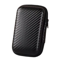 Estuche rígido de EVA portátil, nuevo soporte de almacenamiento de transporte impermeable para auriculares, cargador de auriculares, disco duro y datos