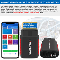 Escáner Bluetooth para coche OBD2 más rentable KONNWEI KDIAG herramienta de diagnóstico de sistema completo