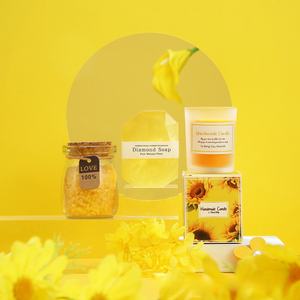 프로모션 2024 새로운 독특한 제품 아이디어 12 Oz 진공 목욕 소금 컵 양초 하트 모양 비누 양말 목욕 폭탄 여성과 소녀 - Product Image 4