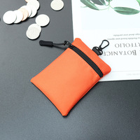 Tas Gantung Kecil Bahan Oxford untuk Luar Ruangan, Dompet Koin Mini, Kantong Penyimpanan, Tempat Kunci, Ringkas