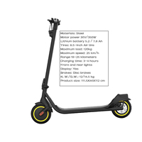 OEM Factory City Coco E Bike Elektro Roller 36V 350Watt 15.53MPH E-scooter Scooter de movilidad para adultos