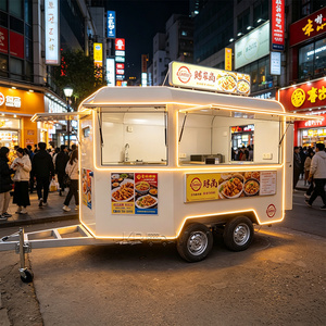 Modern <b>Burger</b> Mobile Horse <b>Box</b> Truck Fully Equipped Ice Cream Cart Multi Functional Food Trailer - Product Image 6