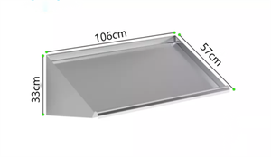 Étagère inclinée en acier inoxydable ou étagère pour le stockage dans les cuisines commerciales - Product Image 2