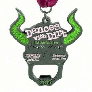 Médailles de compétition sportive personnalisées en alliage de zinc 3D or, argent, bronze avec ruban – Vente en gros - Product Image 4