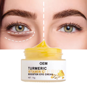 <span class=keywords><strong>Crema</strong></span> Contorno Occhi Biologica Anti-Età con Vitamina C, Acido Ialuronico e Curcuma per Rassodare la Pelle, Rimuovere le Rughe e le Occhiaie, Adatta a Tutti i Tipi di Pelle, OEM - Product Image 1