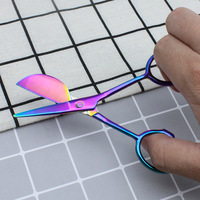 Ciseaux à tapis en acier inoxydable à bec de canard, coupe-boules pour tufting, outil manuel de tailleur pour fil DIY