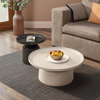 Ensemble de table basse de style crème minimaliste moderne à vendre à chaud Table d'appoint en bois de conception simple créative pour un usage domestique pour les petits