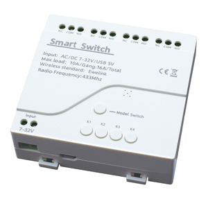 G0203 Módulo de interruptor de relé inalámbrico WiFi inteligente de 4 canales 7-32V 4CH Receptor RF Funciona con la aplicación EWeLink - Product Image 3