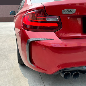 Evans Aileron arrière pour voiture, texture carbone noir piano, pour BMW Série 2 M2 F87 2016-2021, modification extérieure du toit - Product Image 2
