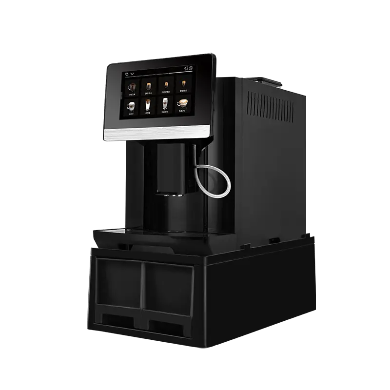 Touch Screen One Button Start Professional Cafes Coffee Machine