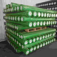Rouleaux de bâche tissés en poly personnalisés Rouleau de bâches Pe bleu Fabricant de tissu coréen Bâche Pe en rouleau