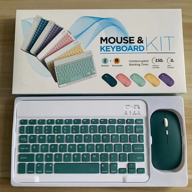 Factory OEM10 "Wireless BT Dual Mode Keyboard and Mouse Set Rechargeable Keyboard and Mouse Set