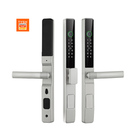 Serrure intelligente antivol TYSH, Tuya Wifi, télécommande, capteur RFID, carte avec empreinte digitale biométrique, serrure de porte intelligente