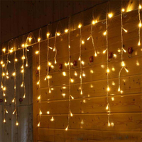 Guirlande lumineuse scintillante 4m pour décoration murale intérieure et extérieure, idéale pour mariages, fêtes, maison, jardin, chambre, rideau de fenêtre, prise UE