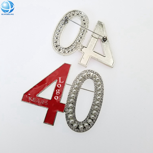 Griego Sigma hermandad esmalte rojo 40 año aniversario broche Rhinestone Delta Theta solapa Pin devastador <span class=keywords><strong>Divas</strong></span> joyería regalo - Product Image 4
