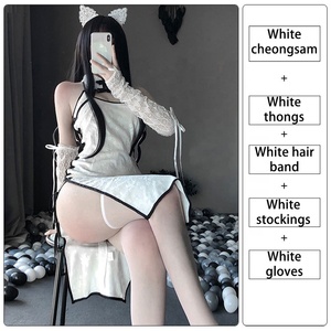 ชุดคอสเพลย์เซ็กซี่คุณภาพสูงขายส่ง ชุดเดรสสีดำสไตล์ญี่ปุ่น ชุดนักเรียนเซ็กซี่ ชุดบอดี้สูทลูกไม้ ชุดชั้นในผู้หญิง - Product Image 3