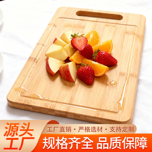 Tabla de cortar de bambú 20x15x1 cm rectangular antimoho para uso doméstico en la cocina - Product Image 3