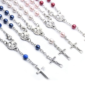 Coffret Rosario <span class=keywords><strong>De</strong></span> <span class=keywords><strong>Fatima</strong></span> Perle Chapelet Bracelet Croix Religieux Catholicisme Cadeau Perles <span class=keywords><strong>De</strong></span> Prière Chapelets - Product Image 3