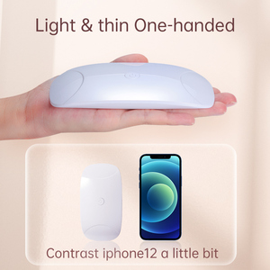 เครื่องอบเล็บยูวีแอลอีดีขนาดเล็ก 15 วัตต์ แบบพกพา ช่องเสียบ Type C พร้อมตัวตั้งเวลา 60 วินาที 120 วินาที รับผลิตแบรนด์ส่วนตัว - Product Image 6