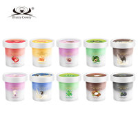 Pretty Cowry vente en gros de crème glacée naturelle soins de la peau exfoliant blanchissant gommage corporel