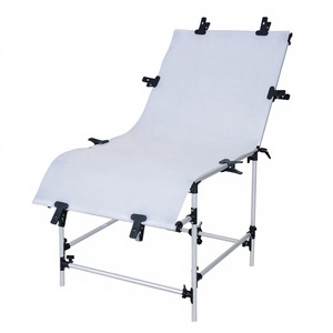 Mesa de estudio fotográfico blanca de 60x130cm para fotografía, mesa de luz para estudio fotográfico, silla para estudio de cine, silla para placa de film - Product Image 5