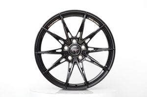 Adaptador de Buje de Rueda de Aluminio de 18-19 Pulgadas para Autos Modificados, Diseño de 10 Radios, PCD 114.3, ET 35, Negro - Product Image 1