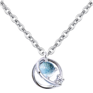 Collar con Colgante <span class=keywords><strong>de</strong></span> Zirconia Planetario <span class=keywords><strong>de</strong></span> Moda, Aleación <span class=keywords><strong>de</strong></span> Acero Inoxidable, Joyería <span class=keywords><strong>de</strong></span> Moda para Aniversario Infantil - Product Image 1