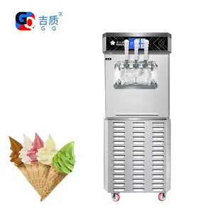 GQ-FD658 Commercial Ice Cream Machine three flavours Hot sales Supplier in Guangzhou from China Factory(CE certificate) KLS-D658