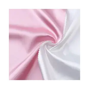 Solid Shiny Semi Dull Satin Textured Fabric for curtain Upholstery
