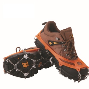 Crampons antidérapants à 8 pointes en acier inoxydable pour la marche sur neige et glace, pour bottes et chaussures - Product Image 1