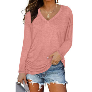 Vendita caldo di Nuovo Modo Tutto <span class=keywords><strong>Bianco</strong></span> <span class=keywords><strong>Crop</strong></span> <span class=keywords><strong>Top</strong></span> Tee Camicetta Camicie Donna Camicie Tinta Unita Manica Lunga <span class=keywords><strong>Top</strong></span> <span class=keywords><strong>Crop</strong></span> <span class=keywords><strong>Top</strong></span> - Product Image 5