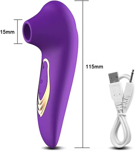 Rechargeable Silicone Adult Female Sensory Toy-Female Sexual Pleasure Device Powerful Tongue Licking G-Stim 10 Frequencies 100% - Product Image 6
