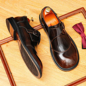 Zapatos Monk de Cuero Hechos a Mano, Talla Grande, para Fiesta, Boda, Negocios, Casuales, Formales, con Punta Ancha, 2026 - Product Image 3