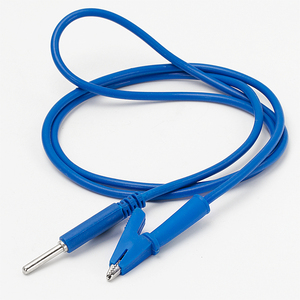 כבל דו-צדדי מותאם אישית עם תקע בננה בגודל 4 מ "מ וקליבר בננה קליפ נבט כבל 1 מ '/1.5 מ'/2m - Product Image 2