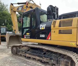 Caterpillar usado para excavadora sobre orugas 326D2L modelo 2022 caja de cambios de motor de 25,6 toneladas estabilidad hidráulica maquinaria de construcción - Product Image 1