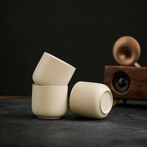 Juego de Té Surprised Silence Gray, Estilo Retro Chino, <span class=keywords><strong>Taza</strong></span> Maestra, Ecológico, Libre de BPA, Apto para Lavavajillas, <span class=keywords><strong>Taza</strong></span> de Cerámica para Té Kung Fu - Product Image 5