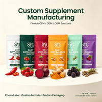 Gummies au poivre de Cayenne SYC BIO, formule premium naturelle, 60 unités, bien-être quotidien pour adultes, prix d'usine OEM ODM, vente en gros B2B