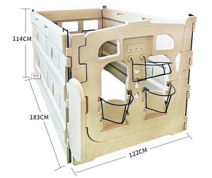 Box per Vitelli da Interno, Rifugi in Plastica per Vitelli e Alloggi per Vitelli da Interno per Allevamenti Lattiero-Caseari e Sistemi di Riparo per Bestiame - Product Image 2