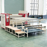 Machine d'impression de sublimation de calandre de presse à chaud de rouleau de tissus de grand format
