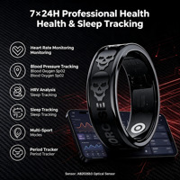 Fournisseur de premier plan, bague intelligente personnalisée ODM, tracker de santé avec moniteur d'oxygène sanguin, de fréquence cardiaque, de sommeil, de VRC et étanchéité 5ATM