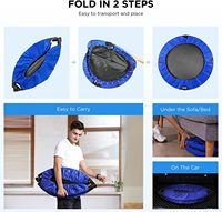 Mini trampoline de fitness d'extérieur avec suspension en corde élastique en PVC/plastique pour la pratique de l'équilibre 36/38/40/45/48/50/54/60 pouces